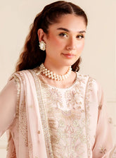 Dua By Alizeh Embroidered Chiffon 3 Piece Unstitched Suit AFB24DV3 D-3026 DIYA